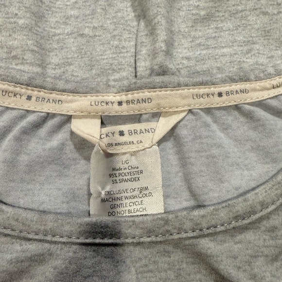 Lucky Brand Gray Short Sleeve T-Shirt - Picture 3 of 3